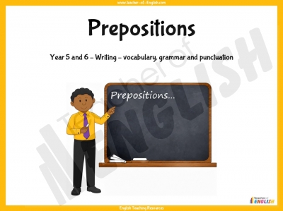 Prepositions - Years 5 and 6
